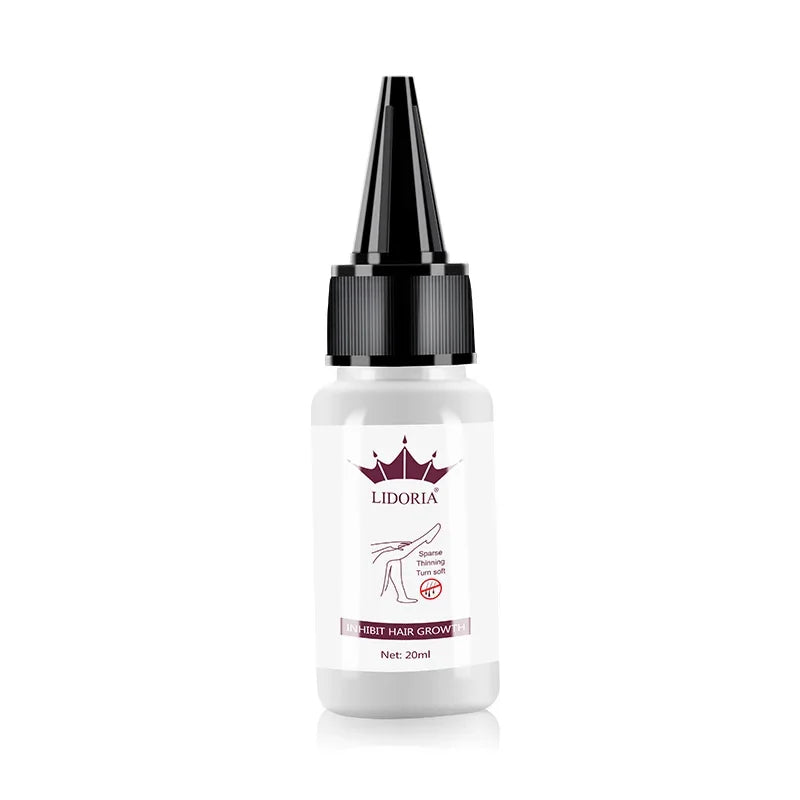 Natural Permanent Hair Removal Serum Stop Hair Growth Inhibitor Removal Face Armpit Legs Body Pubic Hair Depilation Serum 10ml