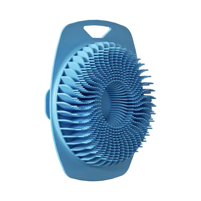 1/5pc Soft Silicone Exfoliating Brush Cleanser Manual Body Cleansing Body Care Scrubber Shower Gentle Massage Bath Brush For Men