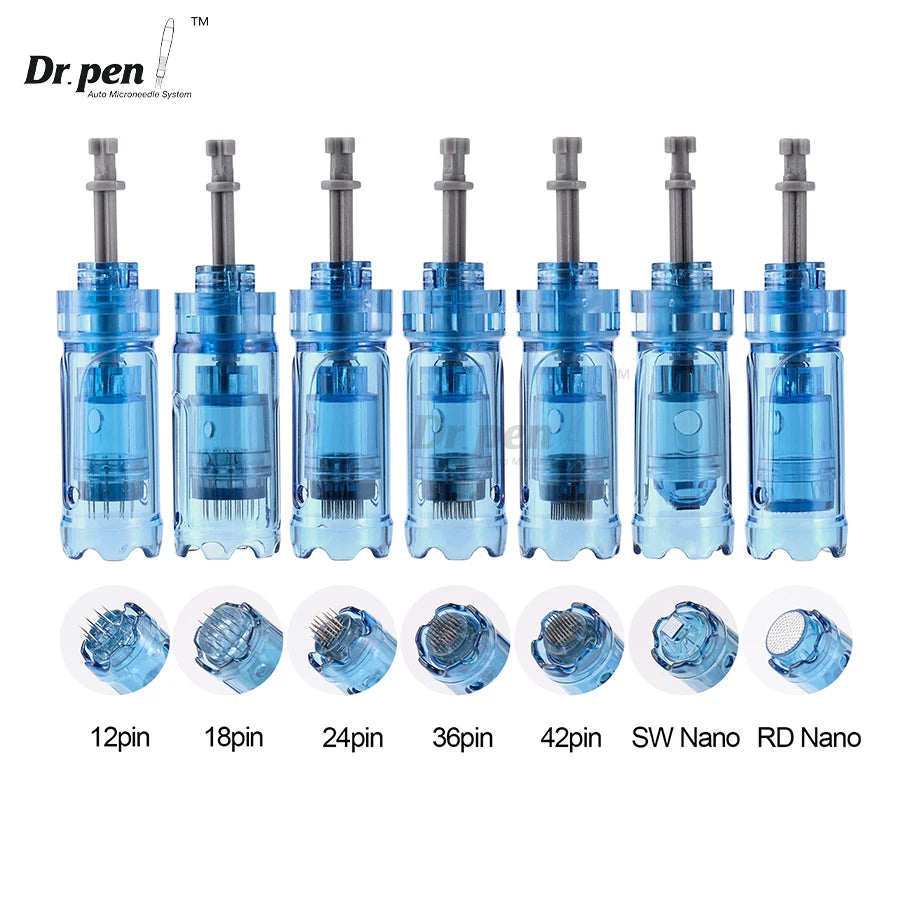 Authentic Dr pen Ultima M8S With 22 pcs Needle Pin Microneedling Pen Wireless Derma Pen Beauty Machine needle length 0.25 mm