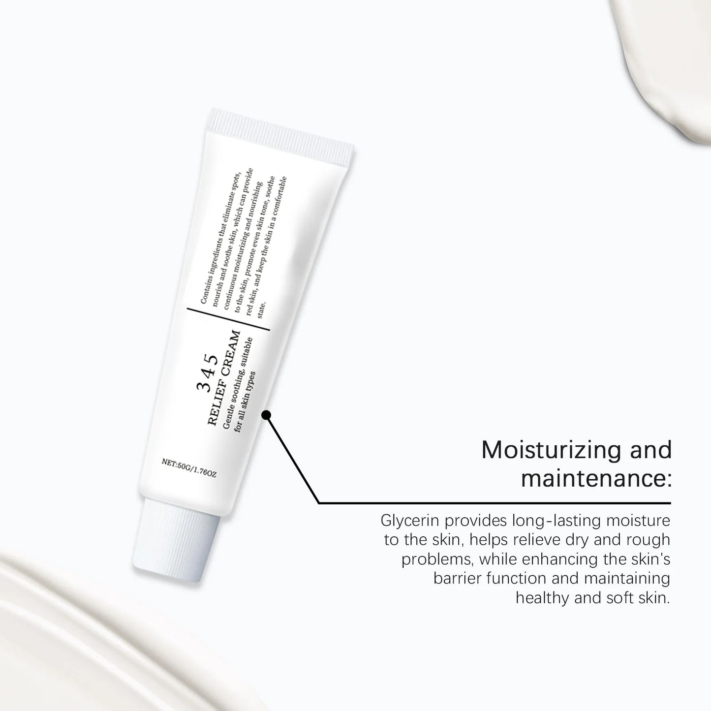 Hyaluronic Acid Soothing Face Cream Deep Hydration Improve Drying Reduce Dullness Repair Skin Barrier Radiance Face Care Lotion