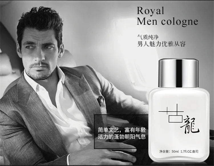 Men Pheromone Gentleman Perfume Natural Fresh Long-lasting Fragrance Cologne Perfume Couple Love Date Eau De Parfum 50ml
