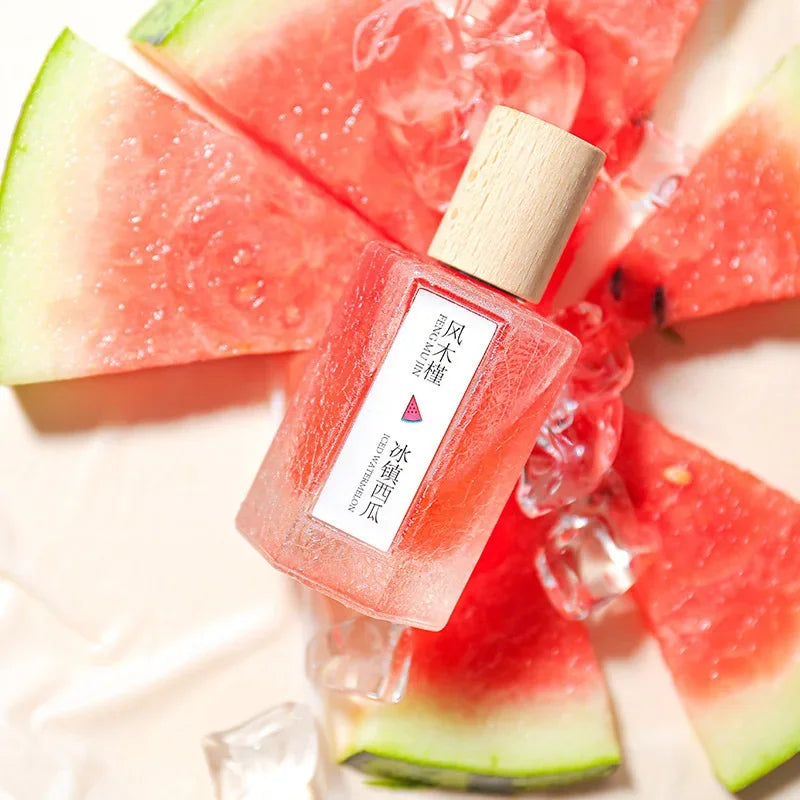 Fruit Series Natural Perfume Sweet Watermelon Peach Eau De Toilette Fresh Lasting Fragrance Charming Refreshing Scent Body Spray