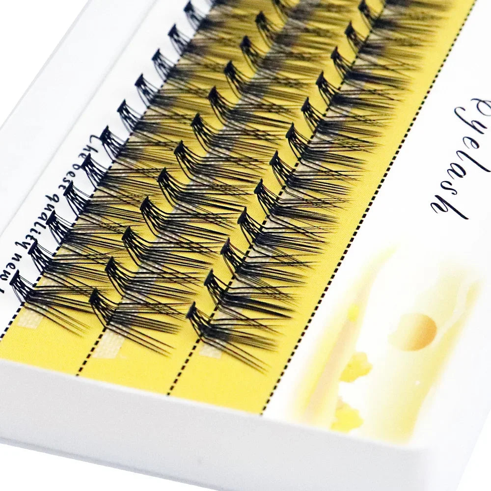 Natural Mink Eyelash Extensions, New 20D C/D/L Curl Lashes Cluster, Personal Eyelashes, Individual Lashes, Makeup Tools