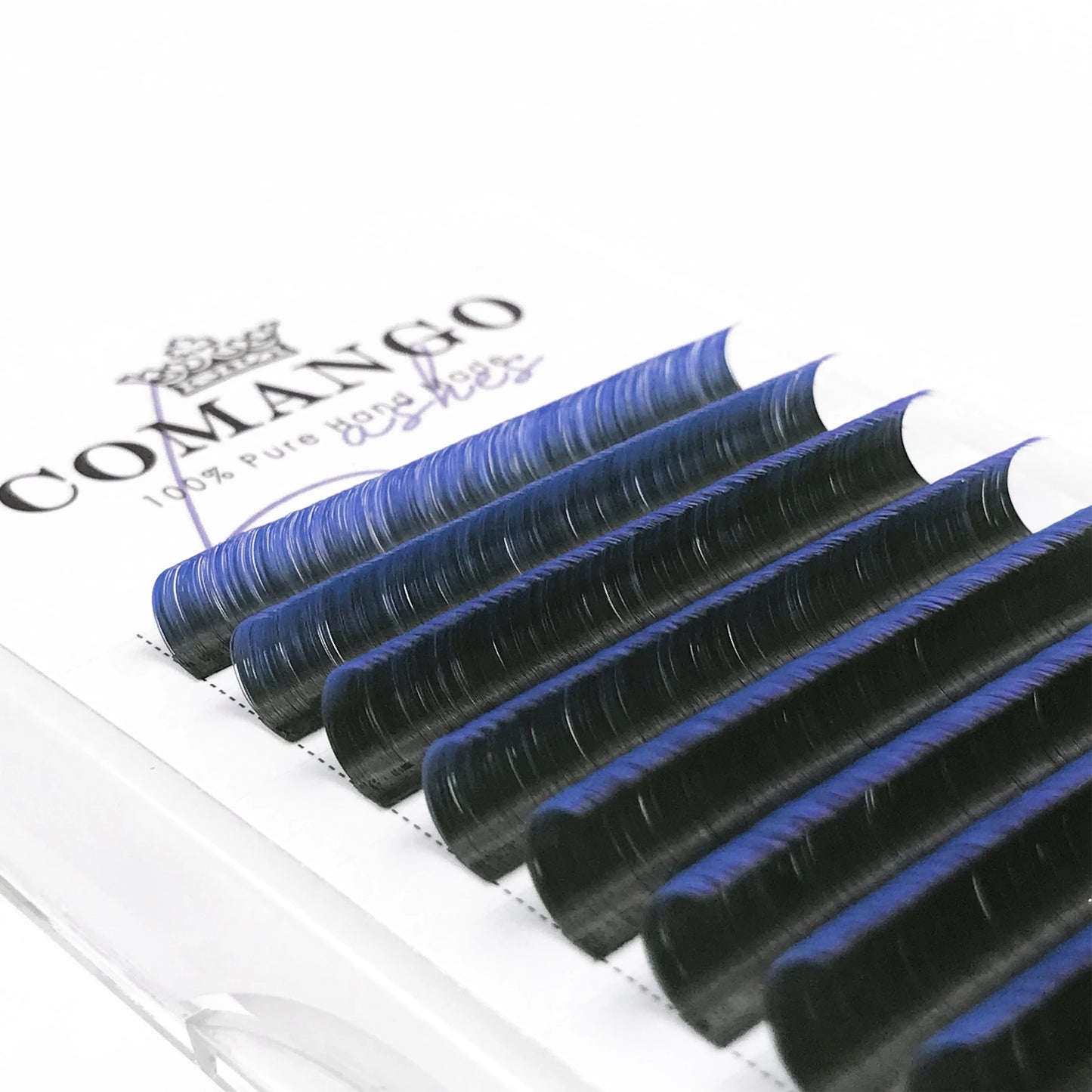 0.07mm Ombre Easy Fan Lashes Extension C/D Curl Wispy Natural Soft Gradient Pink/Blue/Green/Purple Volume Fans Silk Mink Lashes