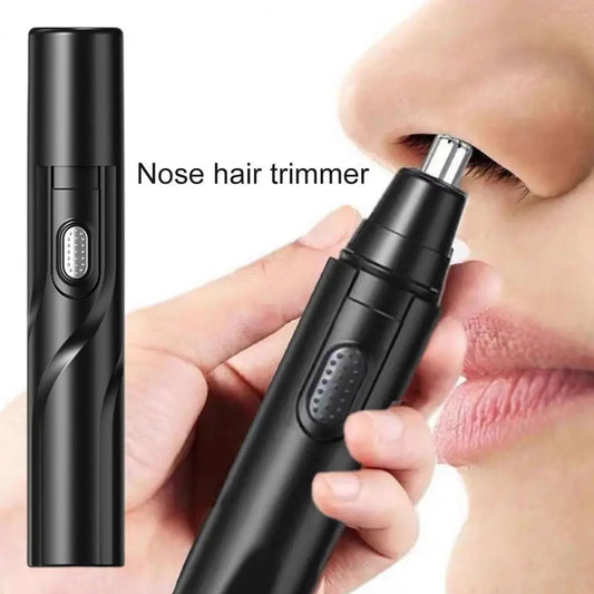 Nose Hair Trimmer Painless Washable Sharp Blade Quick Shaving 360 Degree Rotation Handheld Electric Nose Hair Scissor Daily Use