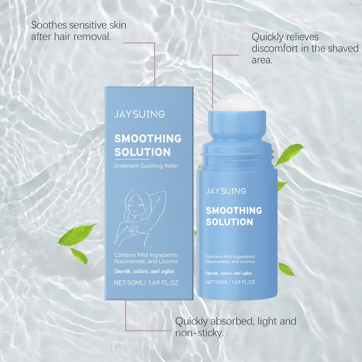 After Hair Removal Cream Moisturizing Relieve Armpit Skin Pain Discomfort Reduce Redness Improve Dullness Repair Underarm Cream