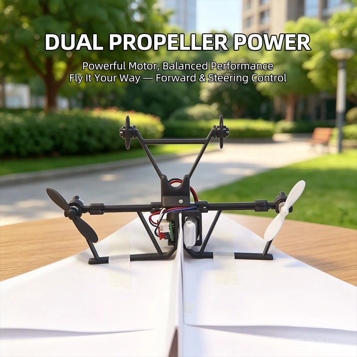 DIY RC Paper Airplane Kit Plane Toy With Gyro Stabilizer Electric Remote Control Plane For Boys Girls Backyard Park Beach