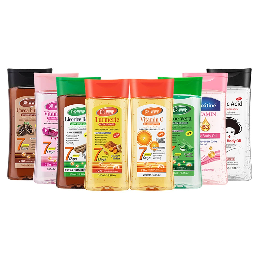 Kojic Acid Body Massage Essential Oil Nourishes Skin Foreign Trade Full Body SPA Cocoa Butter Scraping Moisturizing Body Gel Oil