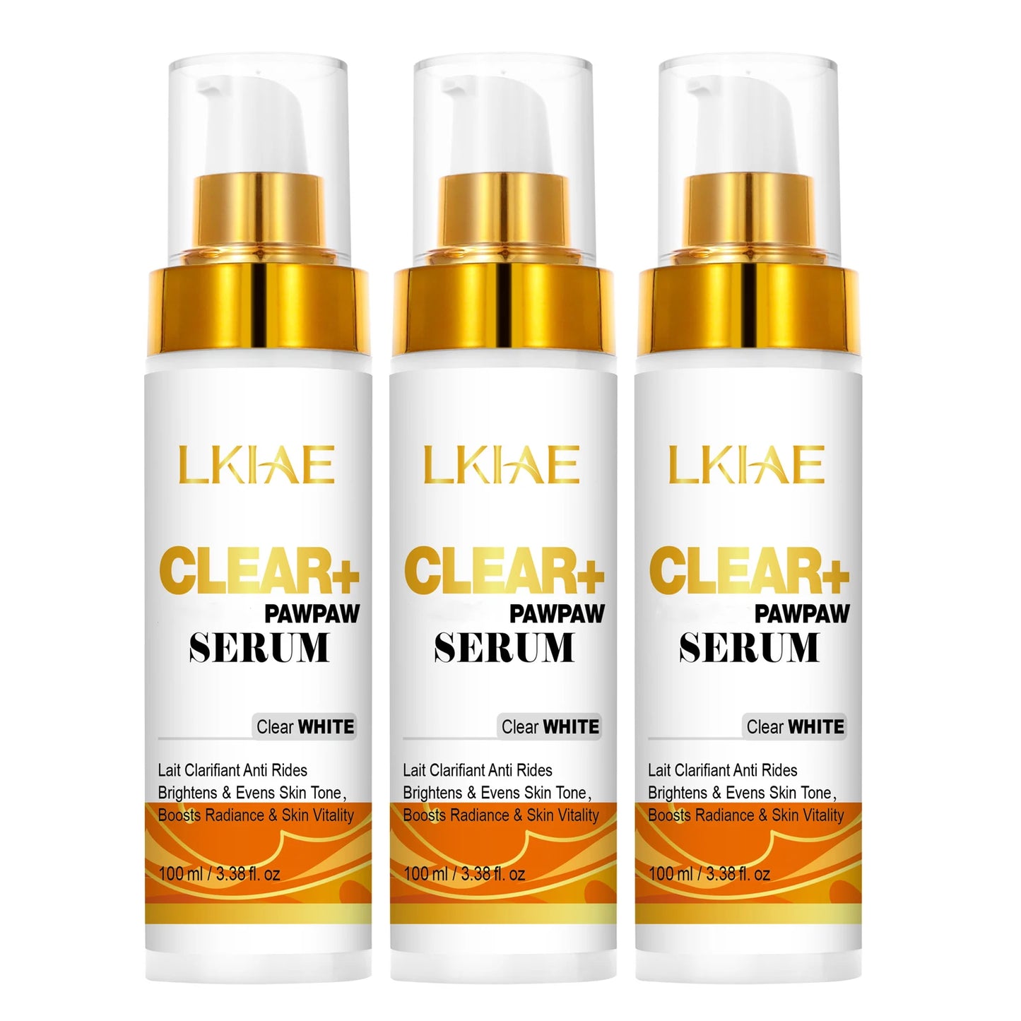 LKIAE Whitening Women Set, With Vitamin C, Natural Papaya, Carrot, Remove Dark Spots, Melanin, Skin Moisturizer, Hydrating