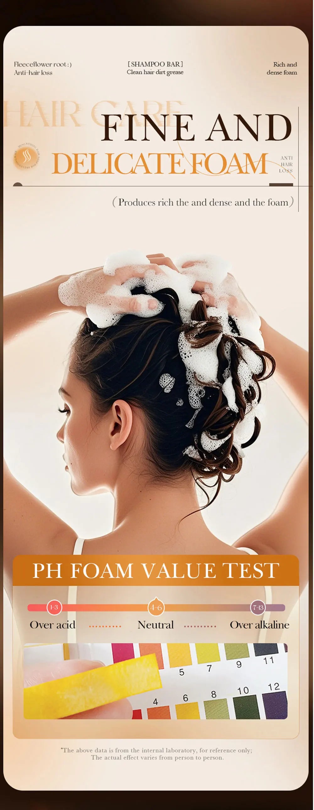 Oriental Hmong Traditional Anti-Hair Loss And Dandruff Solid Shampoo Soap - Deep Cleansing And Nourishing Shampoo Soap Bar