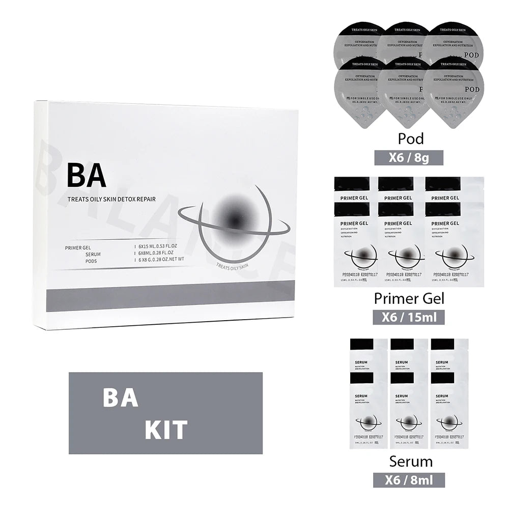 Foreverlily 5 pcs CO2 Pods Set For CO2 Bubble Pen Aqua Face Cleaning CO2 Capsule Gels Facial SPA Beauty Restart Kit Skin Care