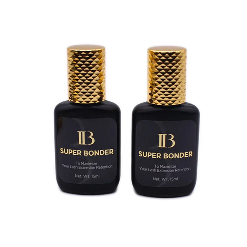 2bottles/set IB Eyelash Extension Glue Primer Premium Gel Remover Professinal Clear Eyelashes Super Bonder Adhesive Hardener