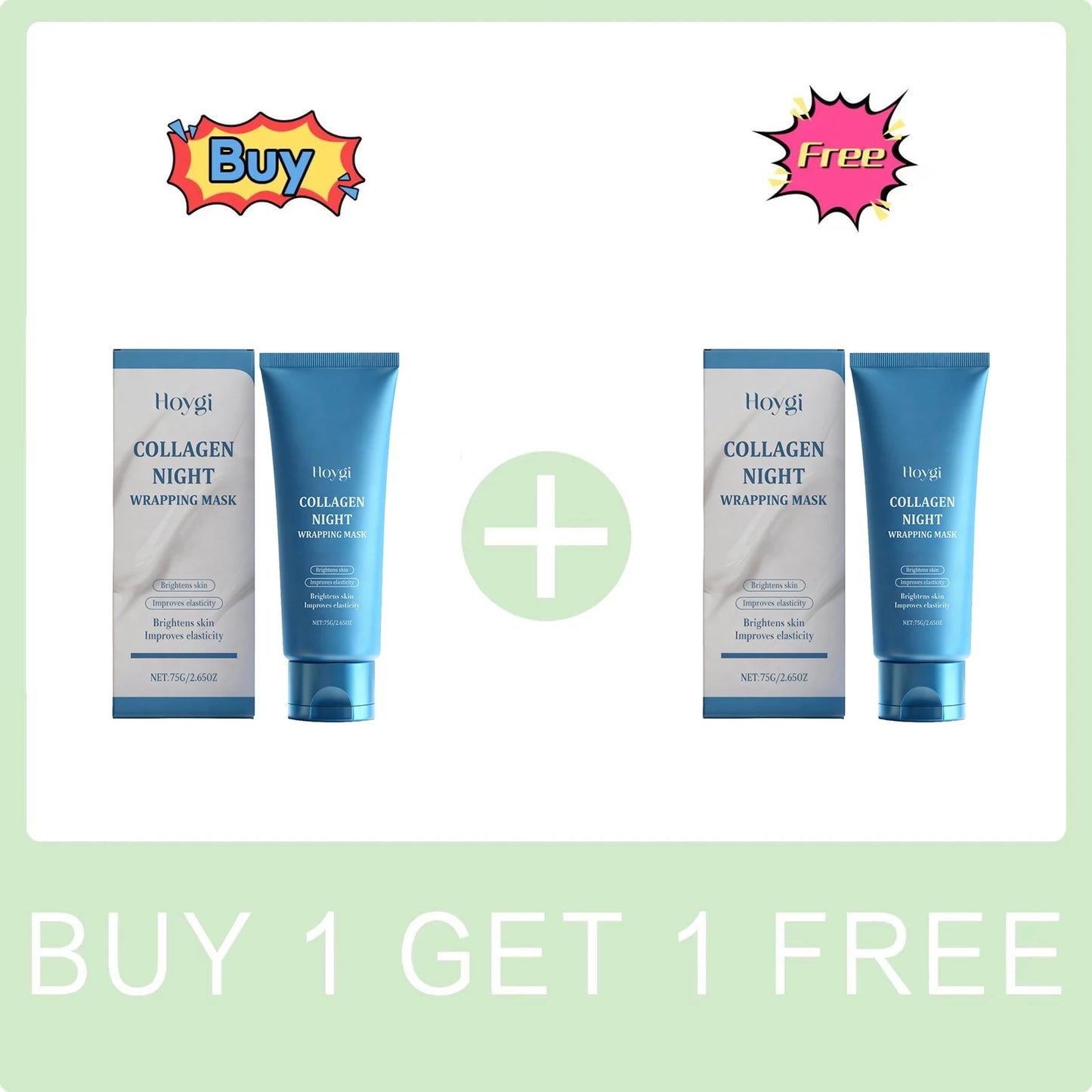 Collagen Night Wrapping Mask Brightening Skin Improve Elasticity Deep Hydrating Collagen Overnight Wrapping Peel off Facial Mask