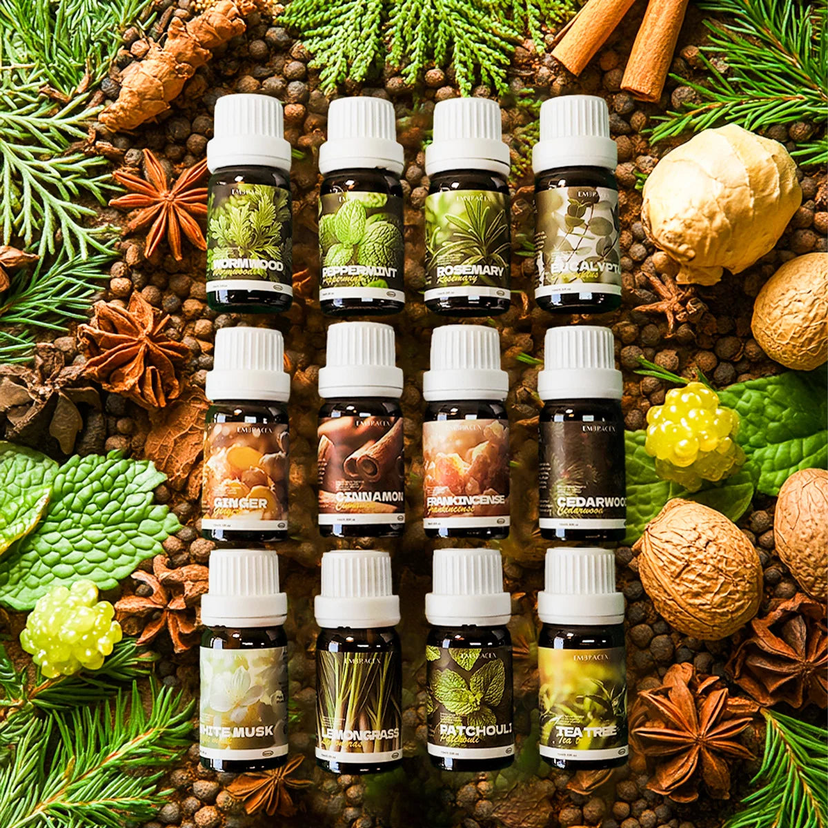 10ml Tea Tree Oil Aromatherapy Essential Oil Making Bath Products for Scalp, Skincare Body Massage Oil Gifts