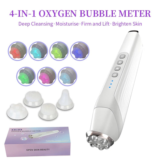 Oxygen Bubble Pen CO2 Oxygen Portable Facial Machine CO2 Gel Facial Skin Care Device Facial SPA CO2 Bubble Oxygen Beauty Machine