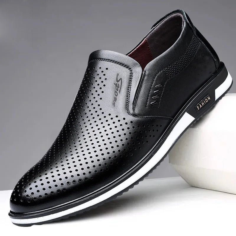 Men Leather Casual Shoes Brand New Fashion Men Loafers High Quality Adult Moccasins Men Driving Shoes Male Footwear Unisex 2022