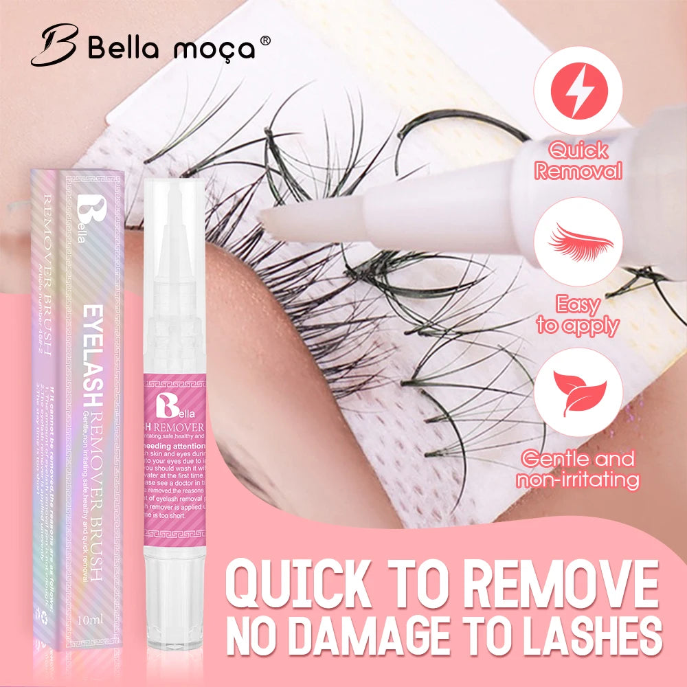 10PCS Eyelash Glue Remover 5g Lashes Glue Remover Eyelash Extension Glue Remover No Irritating Quick Unloading Adhesive Makeup
