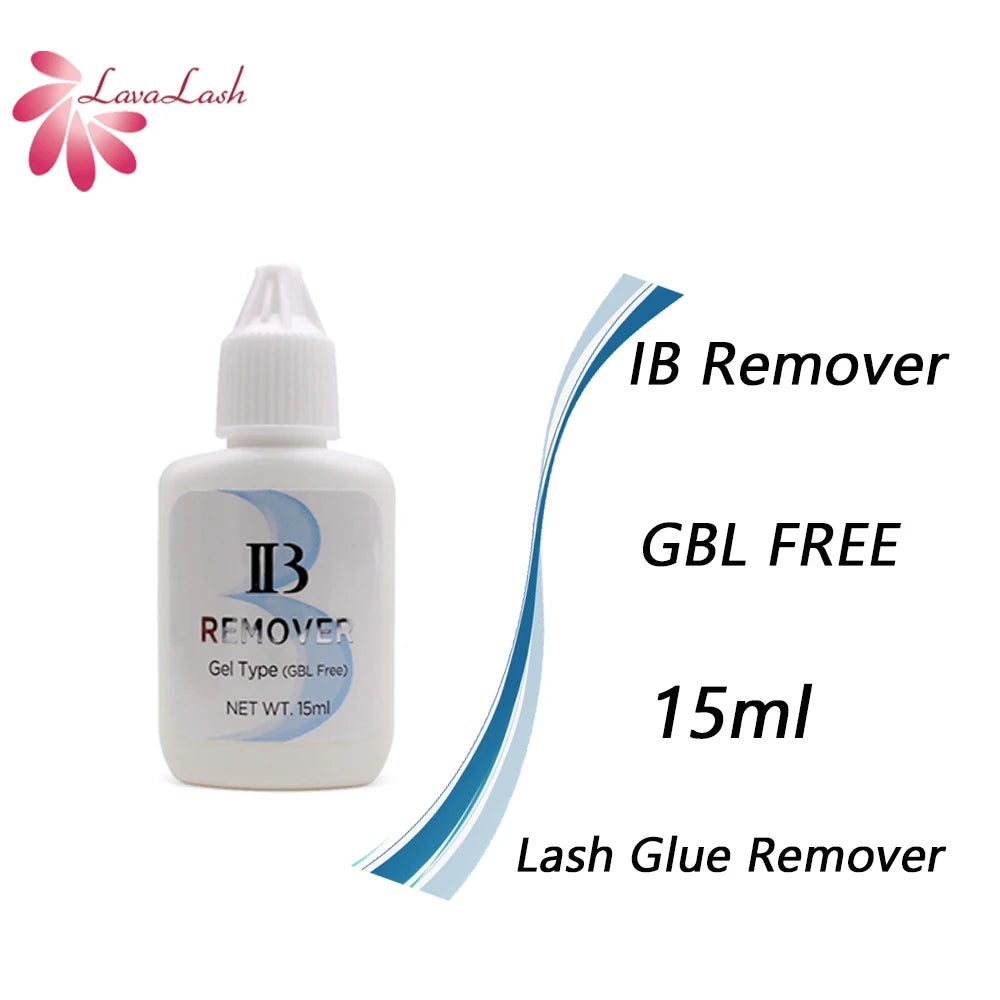 2bottles/set IB Eyelash Extension Glue Primer Premium Gel Remover Professinal Clear Eyelashes Super Bonder Adhesive Hardener