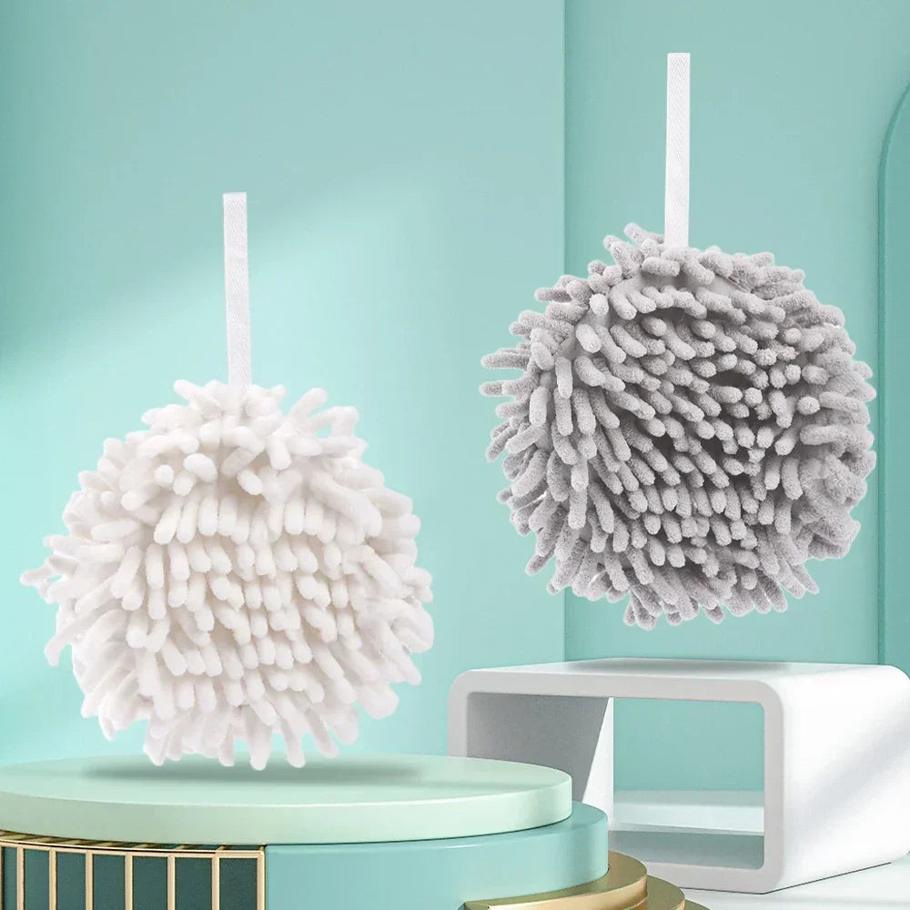 Ball for Wiping Hands and Towel for Wiping Hands Kitchen and Toilet Lovely Rag Hanging Towel Japanese Style Quick