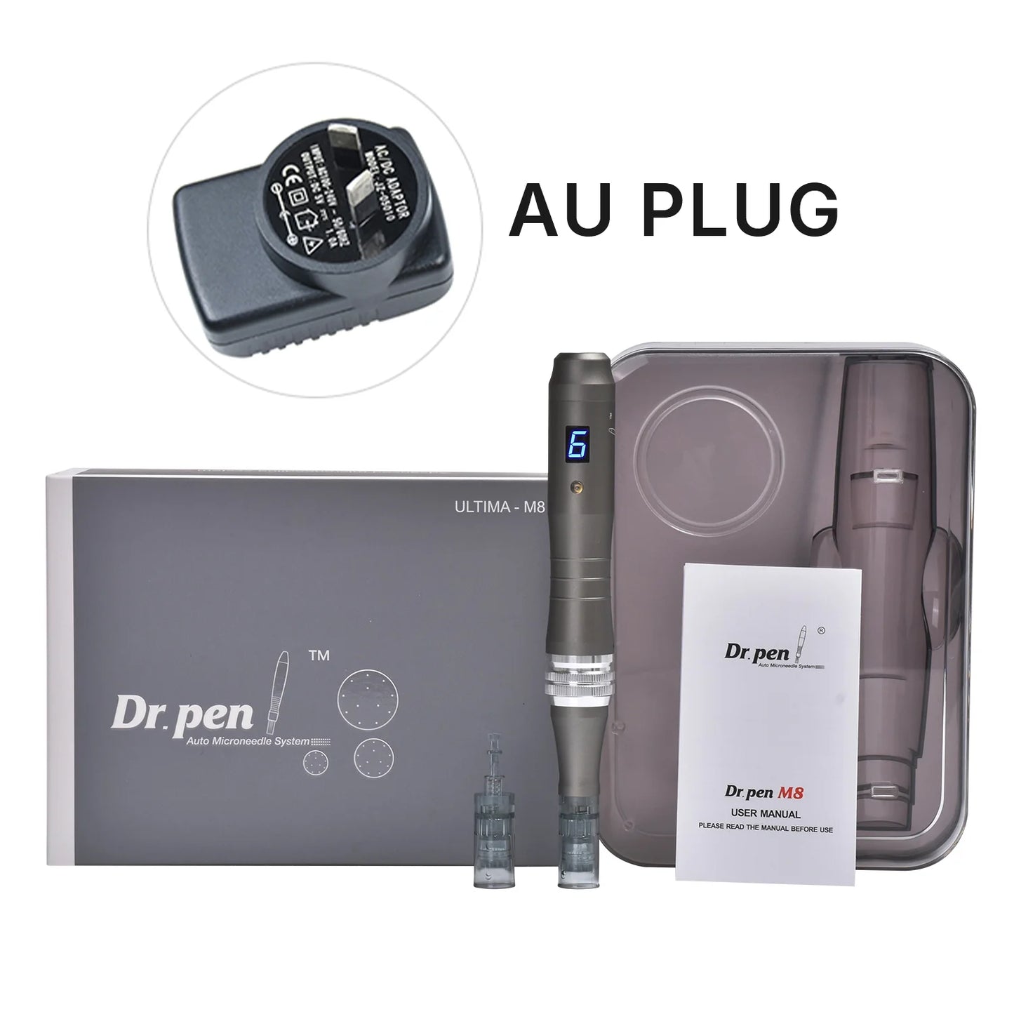 Authentic Dr pen Ultima M8 -W Microneedling Face Hair Care Wireless Derma Pen Beuty Machine Needle length 0.25 mm