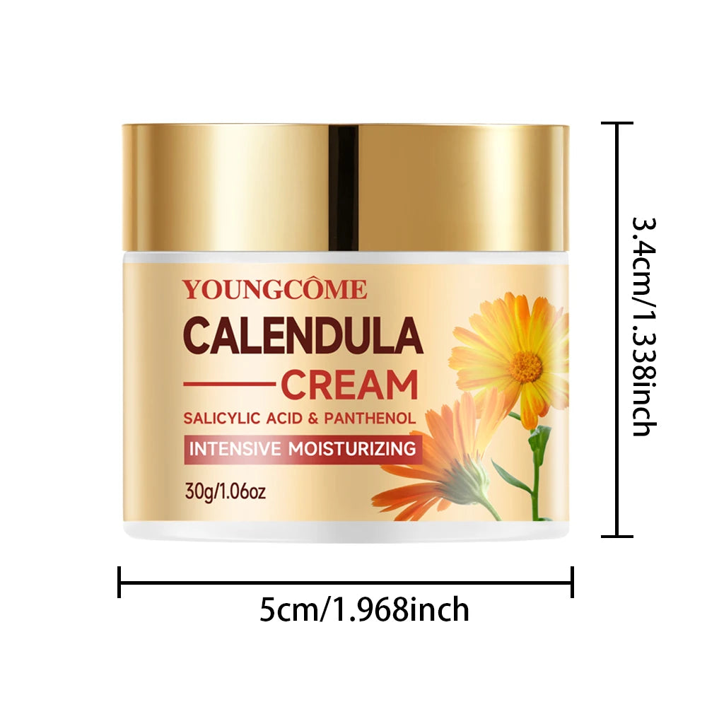 YOUNGCOME Calendula Face and Neck Moisturizing Face Cream Anti Aging Shrink Pore Whitening Cream Wrinkles Firming Skin Care