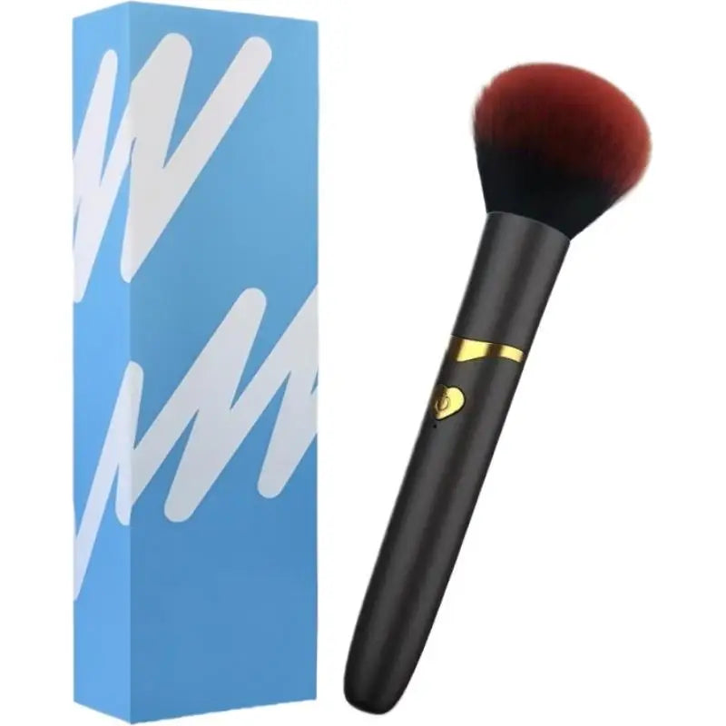10 Gear Vibration Makeup Brush,Electric Makeup Brush USB Rechargeable Cosmetic Brush For Liquid Powder Blusher Concealer