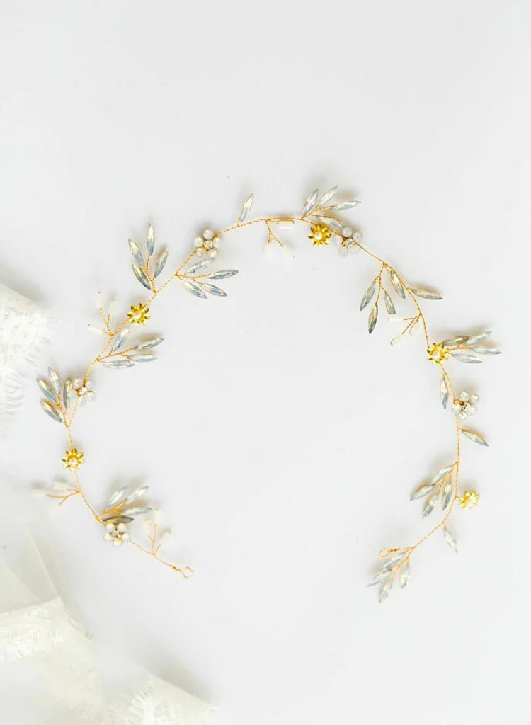 Flower Wedding Hairbands Headbands Women Headpieces Headwear For Brides Girl Women Tiara Crown Hair Accessories Bridal Jewelry