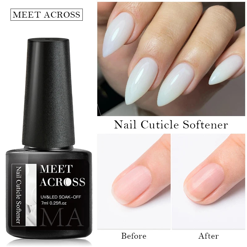 7ml Nail Cuticle Softener Remover Softener Exfoliator Cuticle Oil Nail Treatment Manicure Soften Dead Skin Nourishing Nails Care