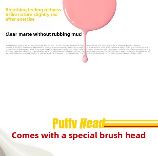 Judydoll Natural Flushed Liquid Blush - Brightening Glow Cheek Tint for Radiant Blurring Effect