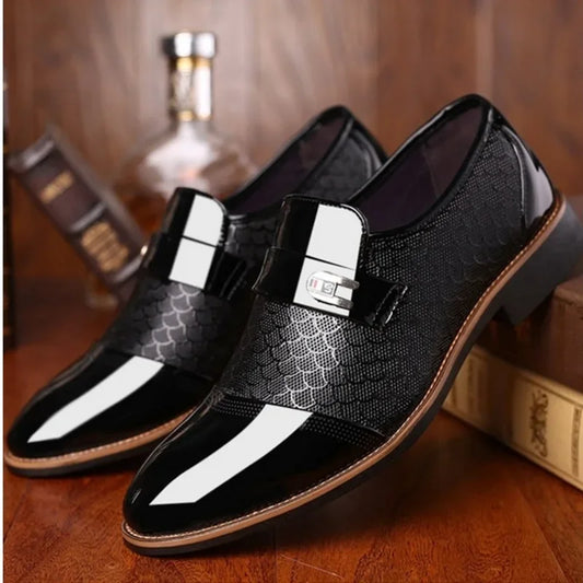 Classic PU Leather Shoes for Men Trend Luxury Men's formal Shoes Elegant Non Slip Man's Footwear Shoes Male Zapatos Hombre 2026