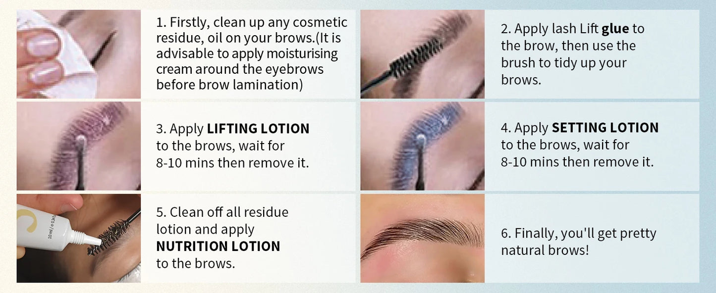 Libeauty 10ml Fix Perming Tube Set Lash Lift Brow Lamination Perm Fixation Setting Lotion Eyelashes Lifting Health Beauty Tools