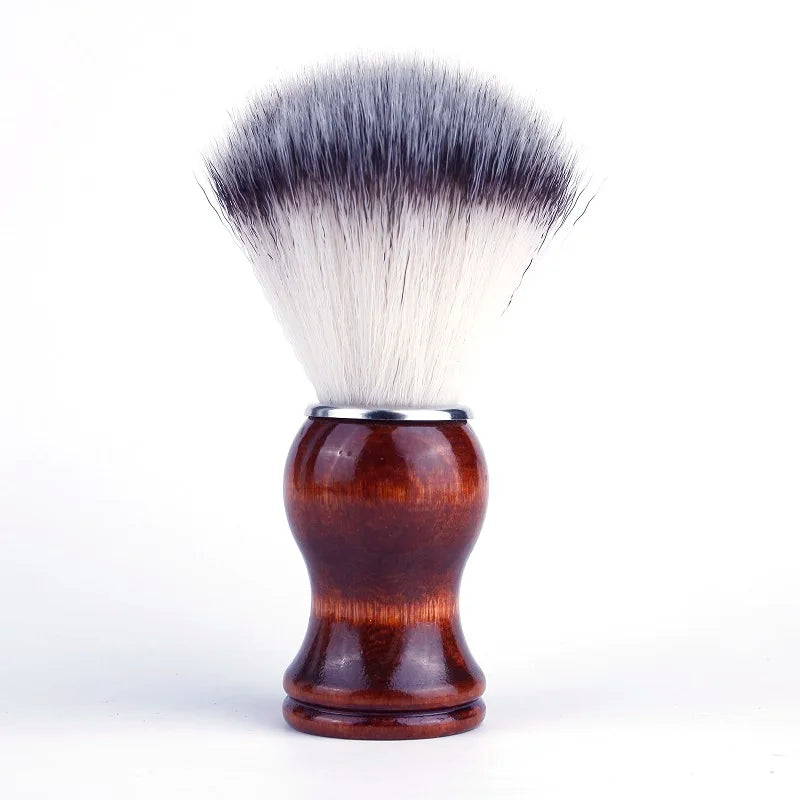 Beard Shaving Brush Makeup brushes 1pcs Wooden Handle Bristle Hair Salon Barber Soap Foam Shave Men Facial Cleaning Tools