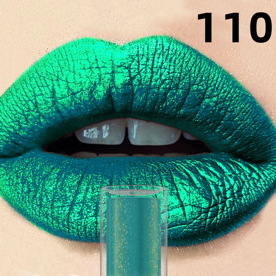 14 Colors Sparkling Shine Lip Glaze Glitter Metallic Long Lasting Lip Gloss Waterproof Liquid Lipstick Makeup Lip Oil Gifts