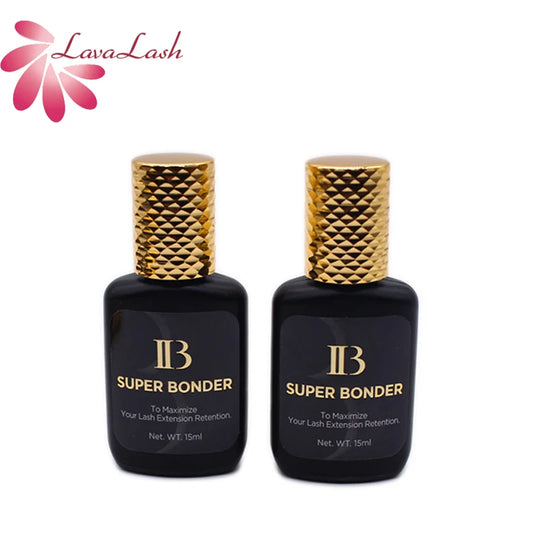 2bottles/set IB Eyelash Extension Glue Primer Premium Gel Remover Professinal Clear Eyelashes Super Bonder Adhesive Hardener
