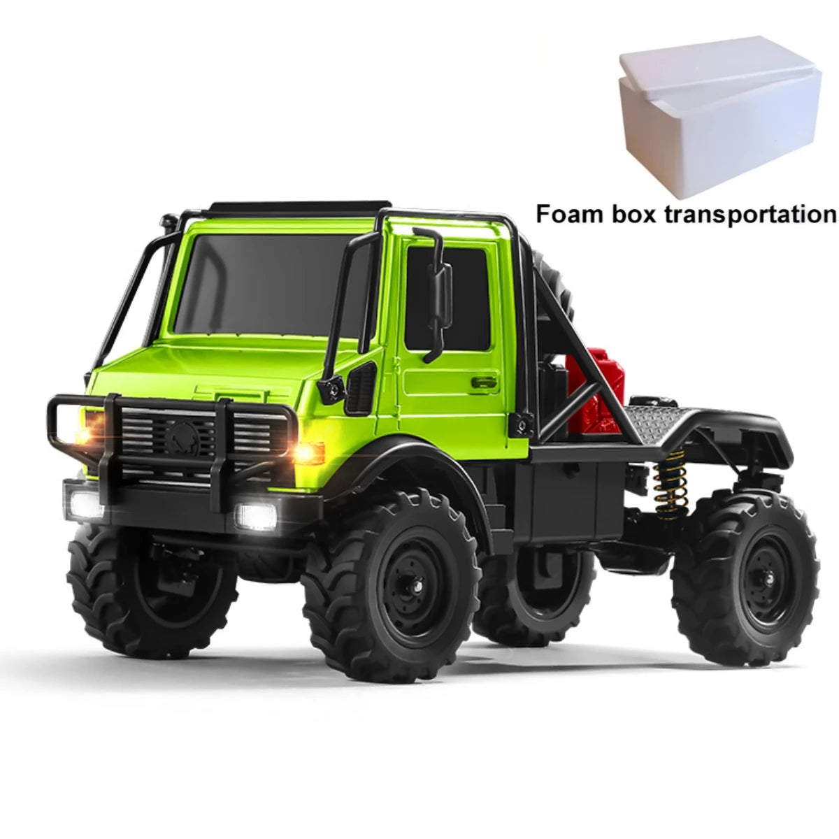 MN333 RC Car Unimog U4000 2.4GHz 1:18 4WD Full Proportional Throttle Steering Off-Road Vehicle Toy Gift Boy