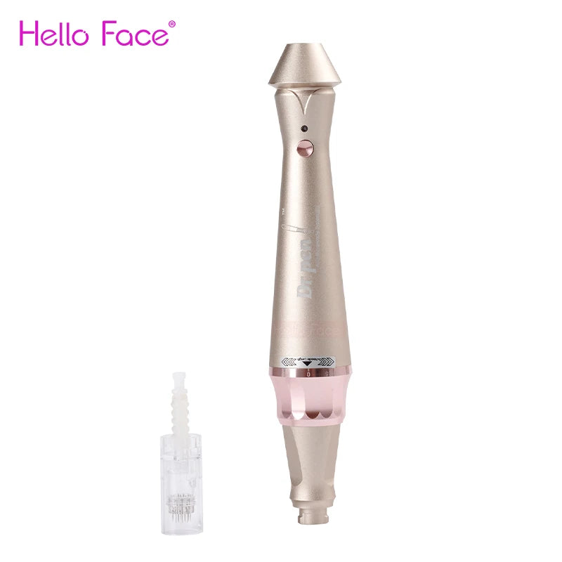 Original Dr. pen Ultima E30 Wireless Golden Derma Pen 0.25 mm needle length