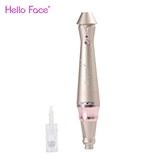 Original Dr. pen Ultima E30 Wireless Golden Derma Pen 0.25 mm needle length