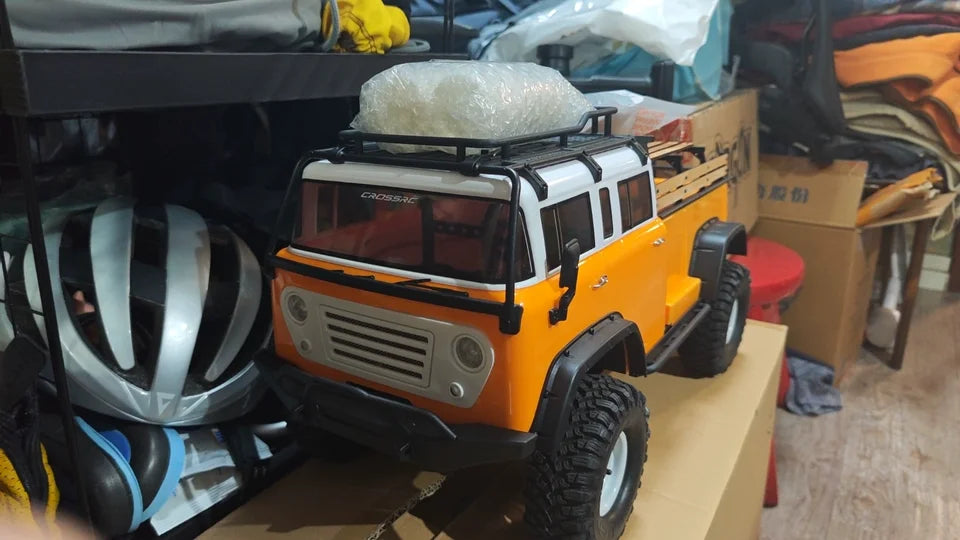 CROSSRC EMO JT4 RTR Simulation Climbing Truck Four-Wheel Drive Off-Road Rc Remote Control Electric Model Car Ocean Blue