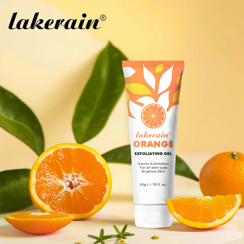 50ml Orange Exfoliateing Gel Dead Spot Remover Brighten Peeling Gentle Repair Scrub Whiten Hydrating Moisturizer Women Skin Care