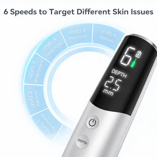 1PCS Original Dr. pen M9 Microneedling Pen 0.2mm 6 Speeds Type-C Charger 10 Cartridges Needle
