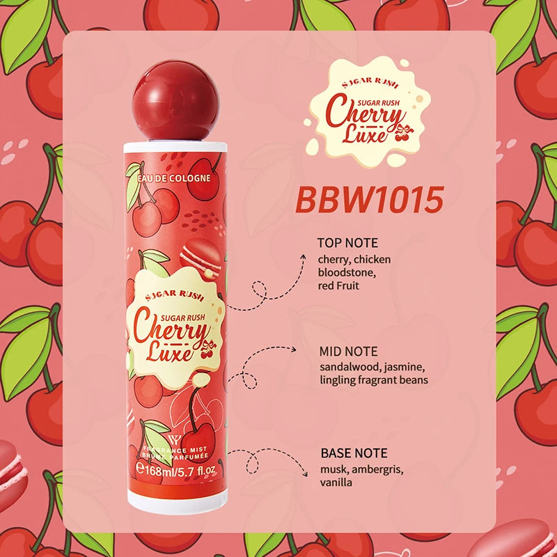 Delicious Sweet Perfume For Men & Women, Berry Chocolate Cream Scent, Irresistible Dessert-like Fragrance 168ml