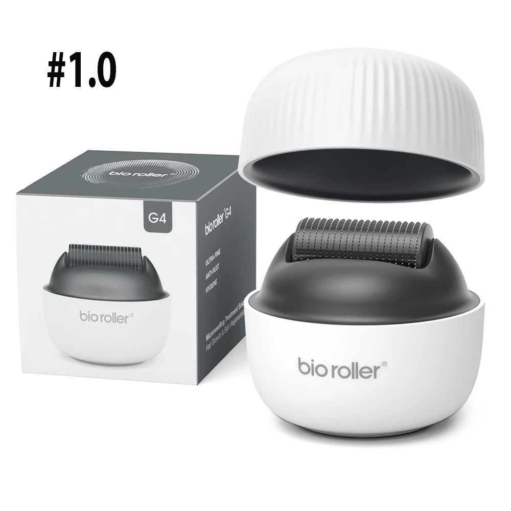 Original Bio G4 Derma Roller Microneedle 0.2mm 1200pin Titanium Micro Needle Derma Pen for Beard Hair Skin Beauty Care Tool