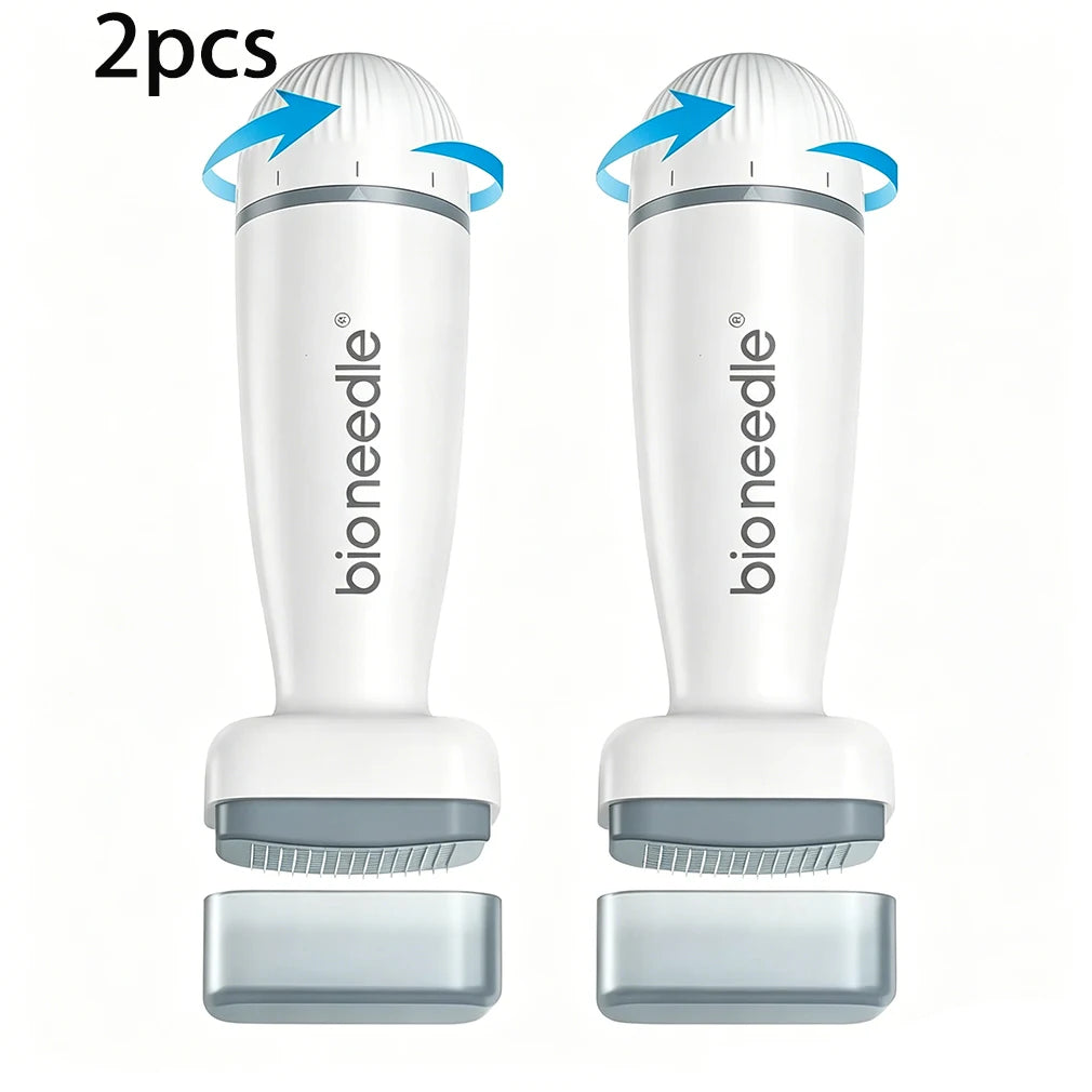 1/2/4/6pcs Bio Derma Stamp 0.2mm 120pin Adjust Needle Derma Microneedle Pen for Beard Hair Microneedling Dermastamp Skin Care
