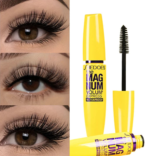 Curly Waterproof Mascara, Durable Anti Smudge Natural Eye Makeup