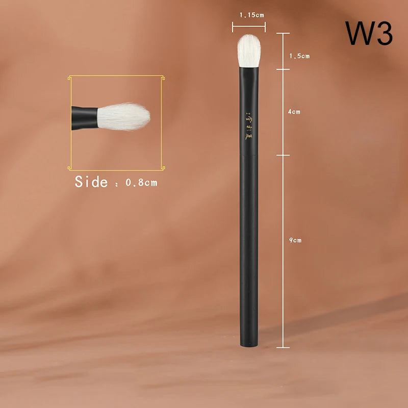 Professional Handmade Make Up Brush Eye Shadow Blending Brush Soft Saibikoho Goat Hair Ebony Handle Makeup Brushes