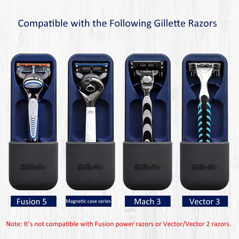 Gillette Magnetic Travel Case Shaver storage box for Fusion Series