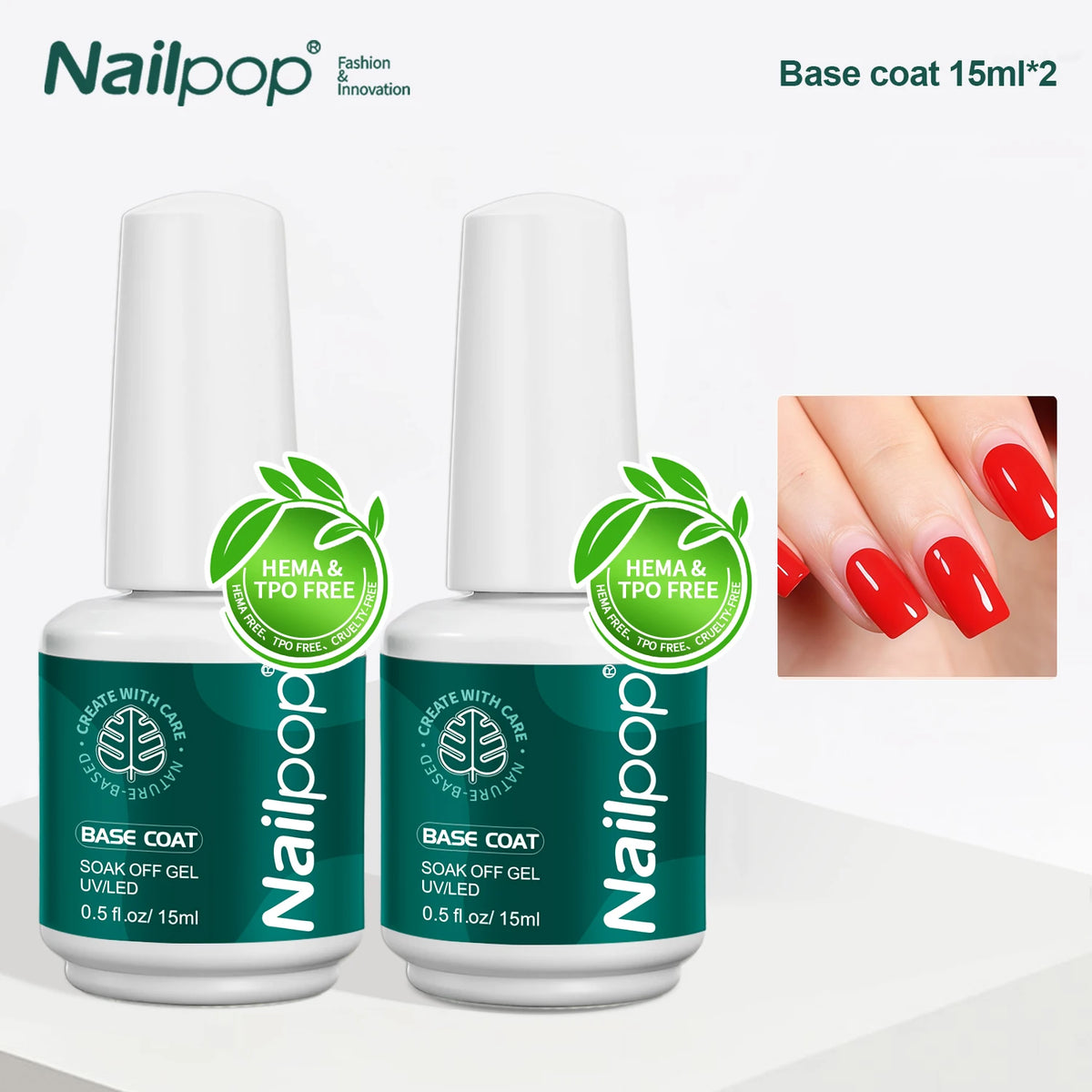 Nailpop HEMA-Free Nail Dehydrator Acid-Free Primer Natural Nail Prep Liquid UV Gel Essentials For Manicures Fast Dry  1/2/3pcs