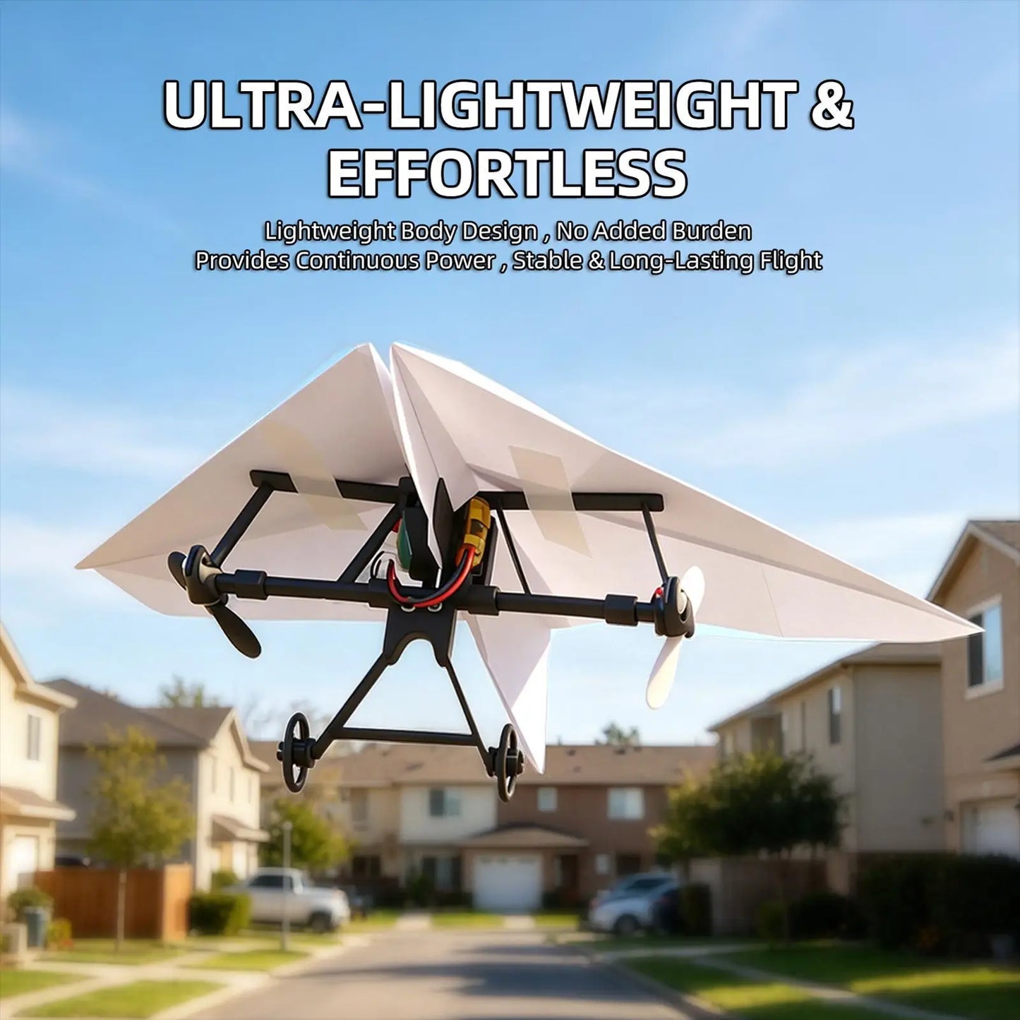 DIY RC Paper Airplane Kit Plane Toy With Gyro Stabilizer Electric Remote Control Plane For Boys Girls Backyard Park Beach