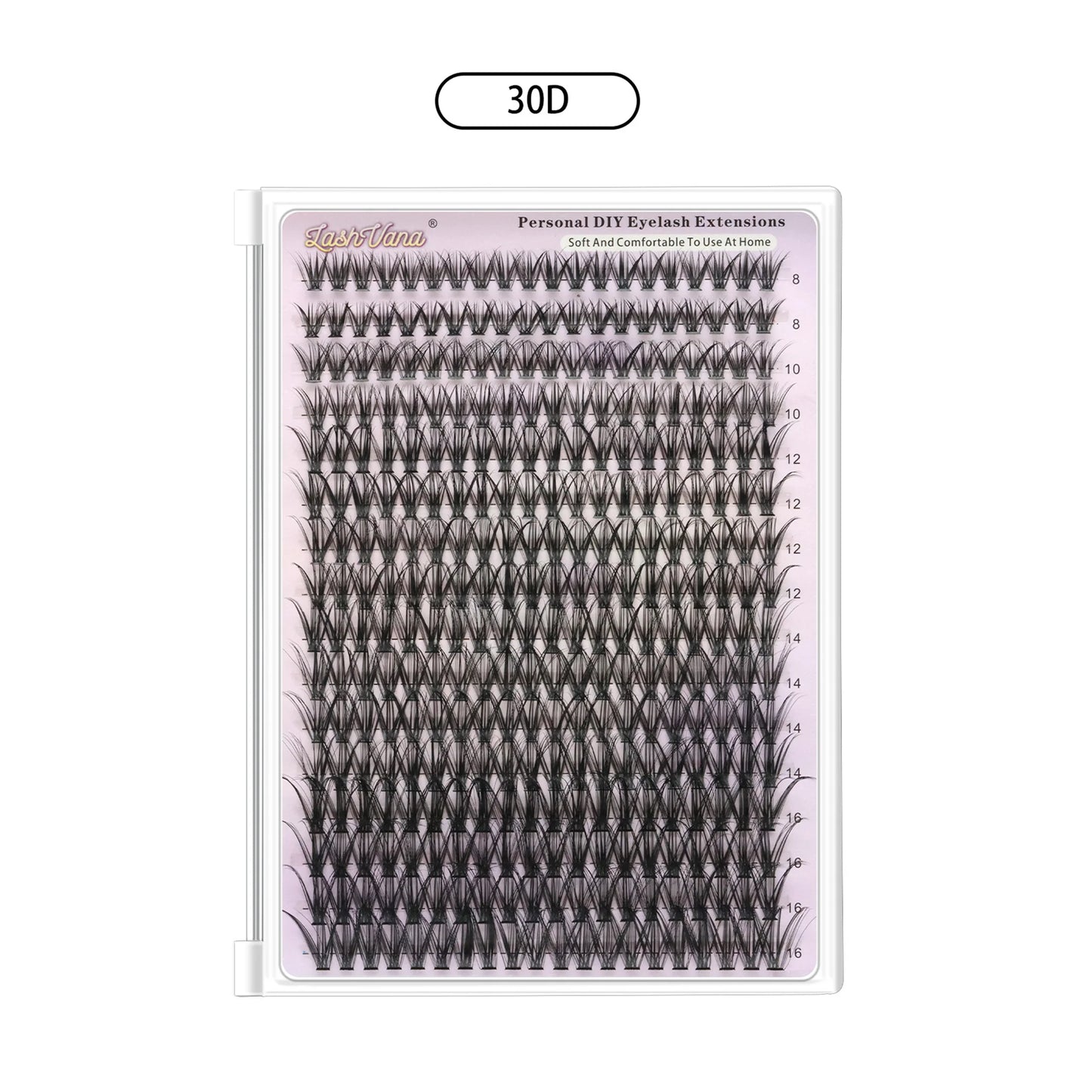 320pcs DIY Lash Extension Super Volume Cluster Count Lash Clusters Individual with Bond and Seal & Remover  Tweezers Makeup Tool