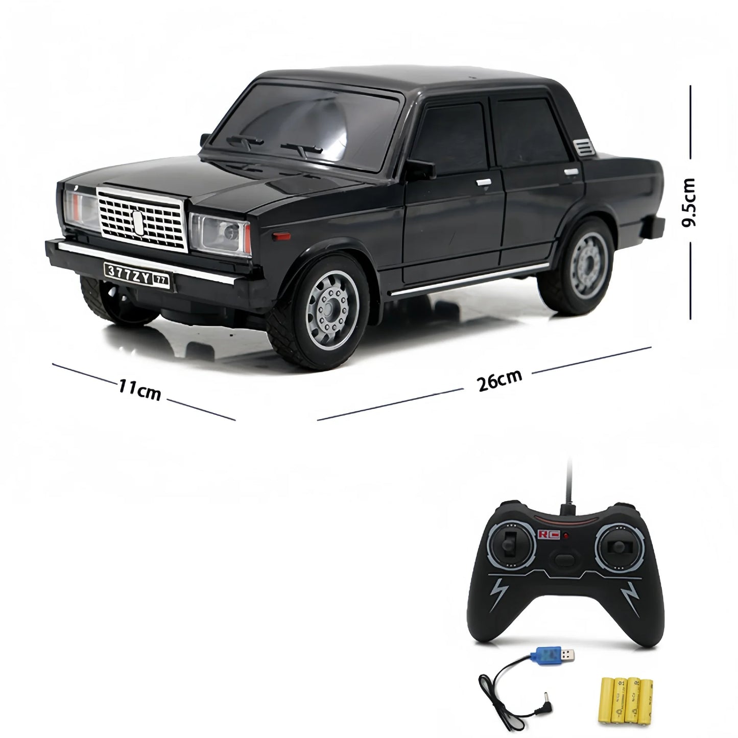 1: 12 Remote Control Car with Light Wireless Control Simulation Ladaniva Russian Car Model Children Toy Car